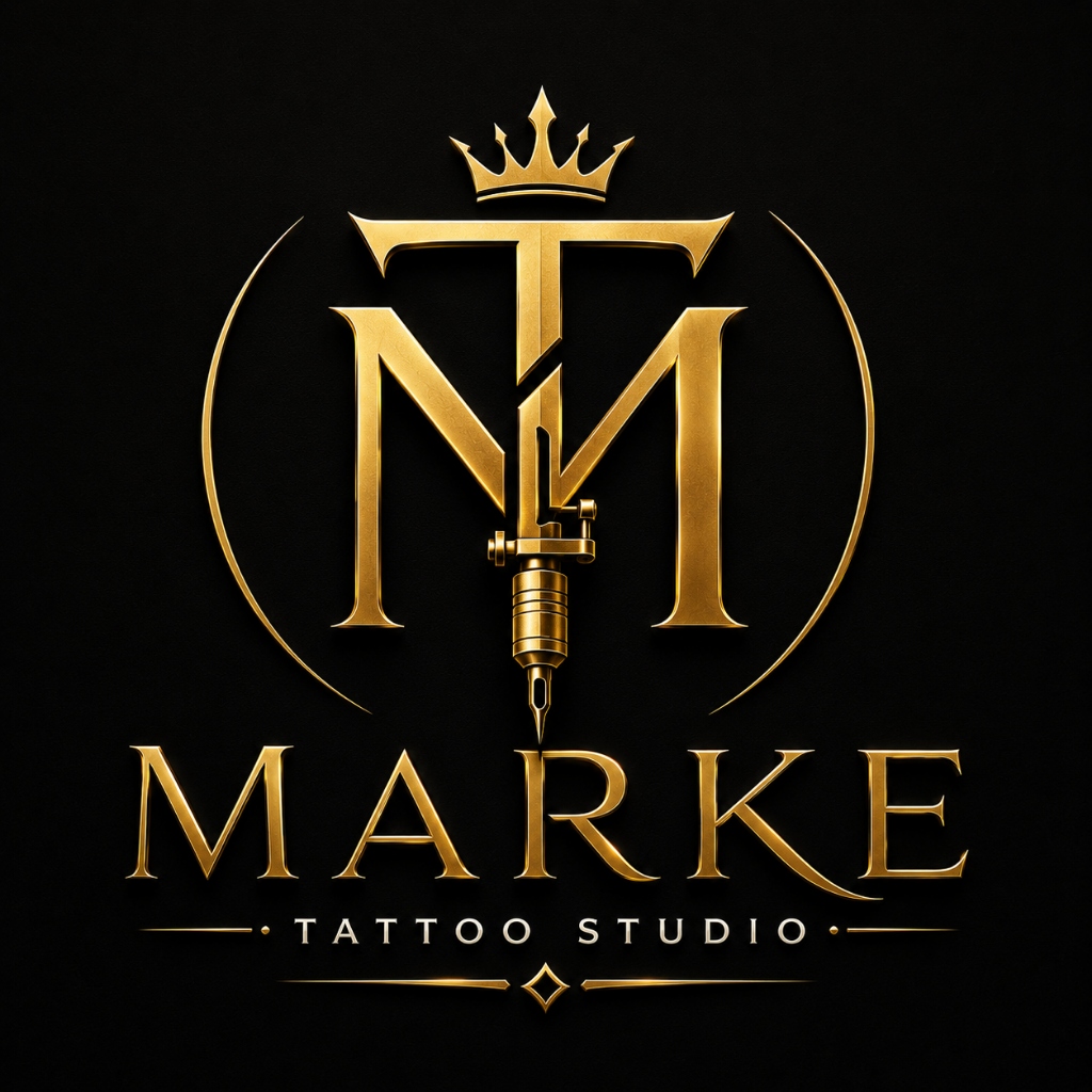 Marke Tattoo Logo Emblema