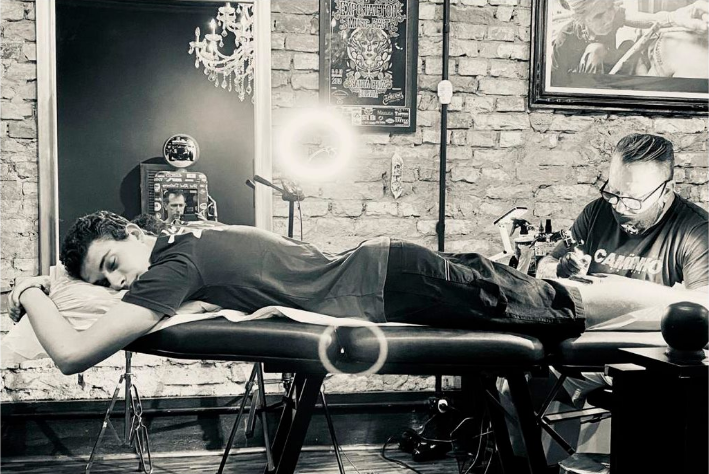 Interior do Estúdio Marke Tattoo