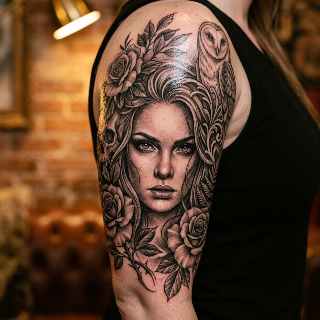 Tatuagem Realismo Sombreado
